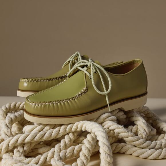 Sperry Top-Sider Captain's Oxford Smoked Elk Boat Shoe - Size M7/W8.5 - Picture 2 of 10